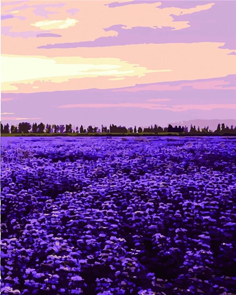 Painting by numbers - Southern France - Create your own masterpiece