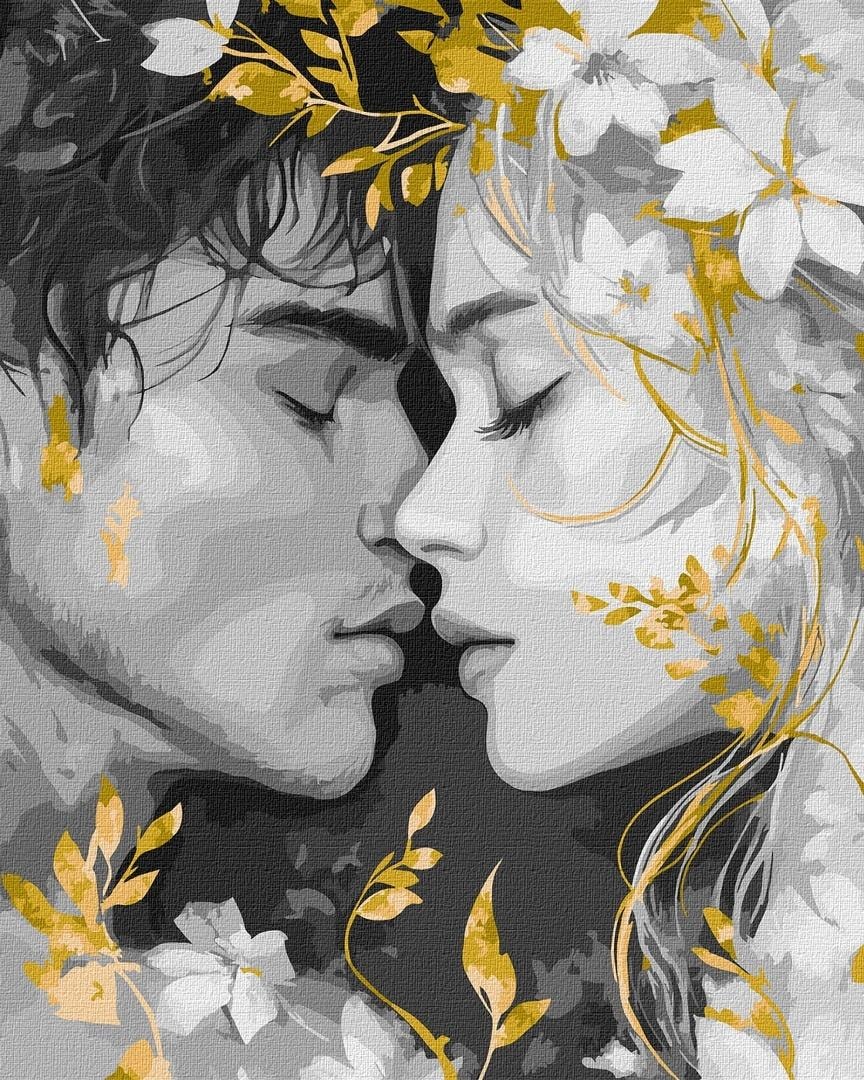 Ideyka Painting by numbers - A Glimpse Through the Mouth 40x50cm - perfect as a gift