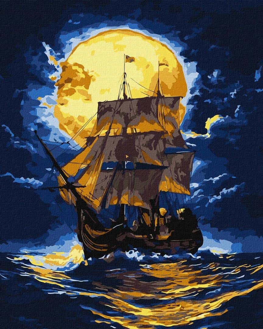 Ideyka Painting by numbers - Where the sky meets the mountains