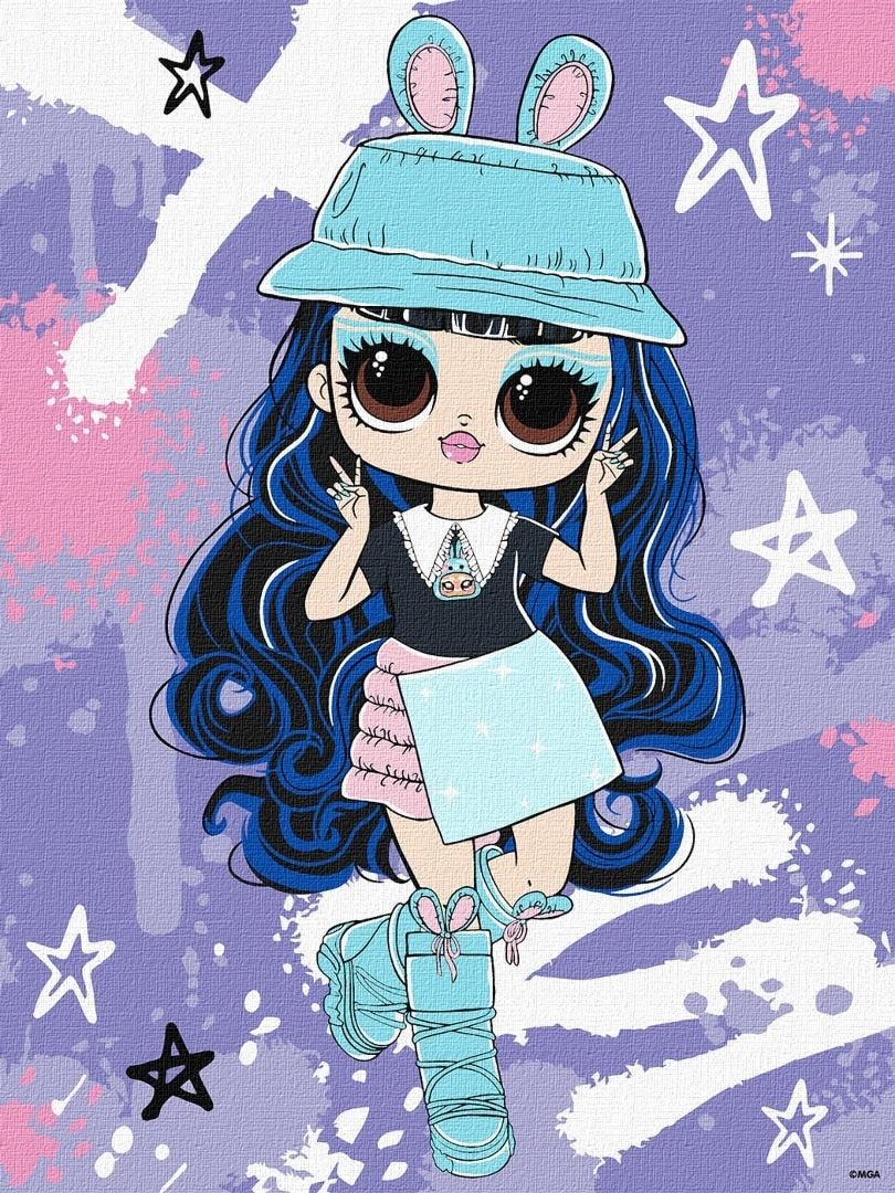 Ideyka Painting by numbers - Tweens LOL Skate Dance Aya - develop creativity!