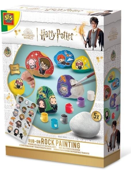 SES Creative Harry Potter Rock Painting Kit - Magical gift for fans