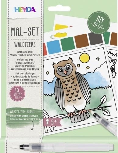 Heyda Water coloring book Forest - 10 pictures to color