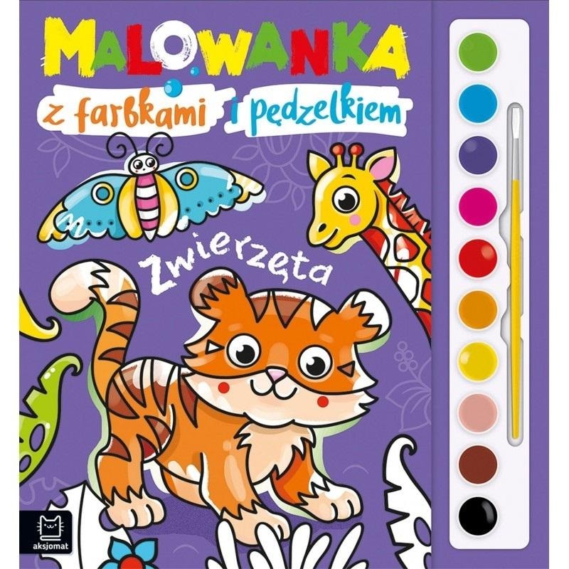 Aksjomat Animal Coloring Book - creative fun for kids