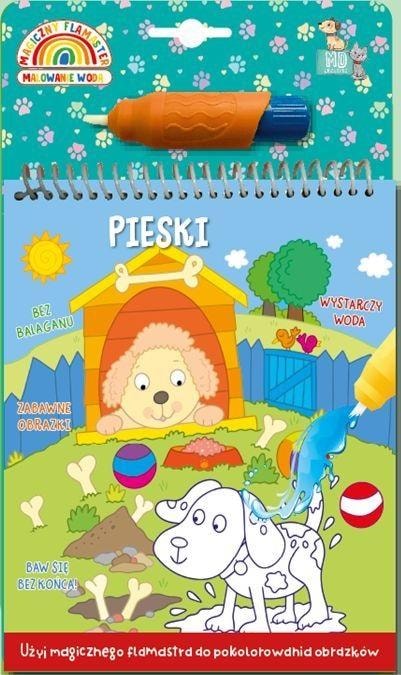 Water coloring book with pen - dogs - creative fun for kids