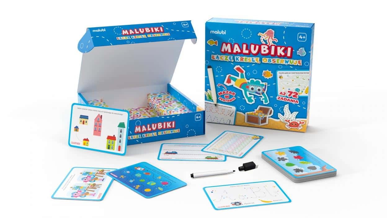 Malubiki connect, draw, observe - educational card set