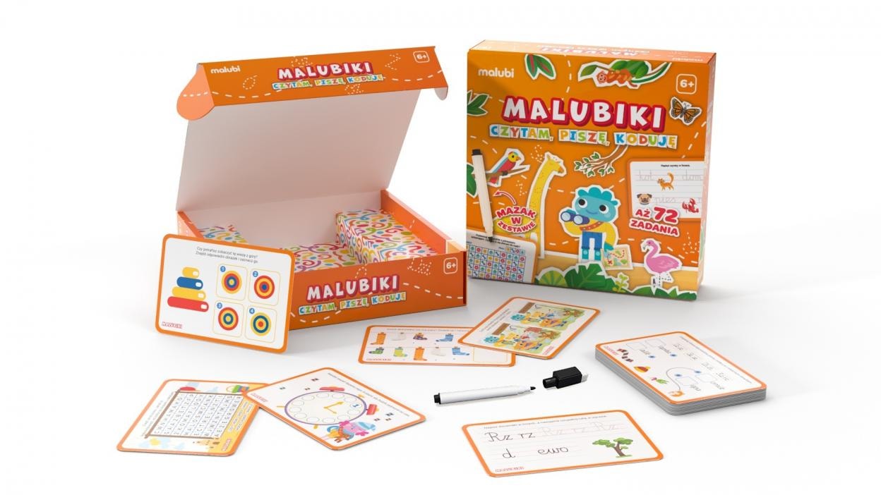 Malubiki I read, write, code - Educational set for preschoolers