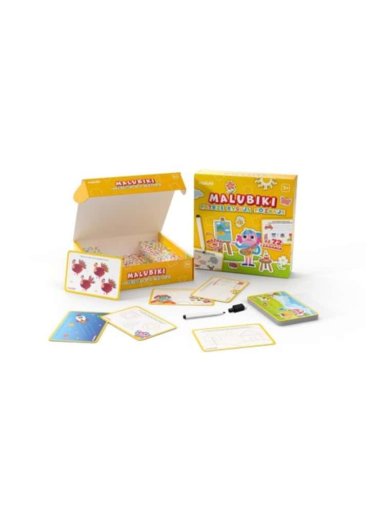 Malubiki - I look, draw, discover - educational cards for children
