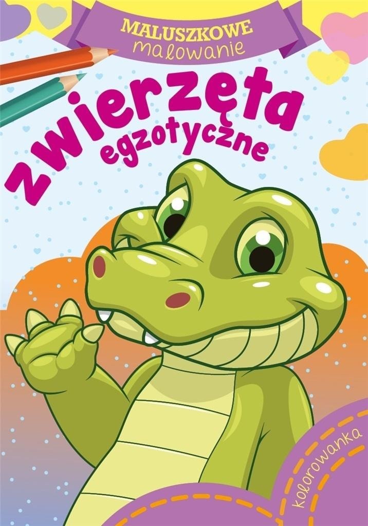 Zwierzęta egzotyczne - Malowanka dla dzieci