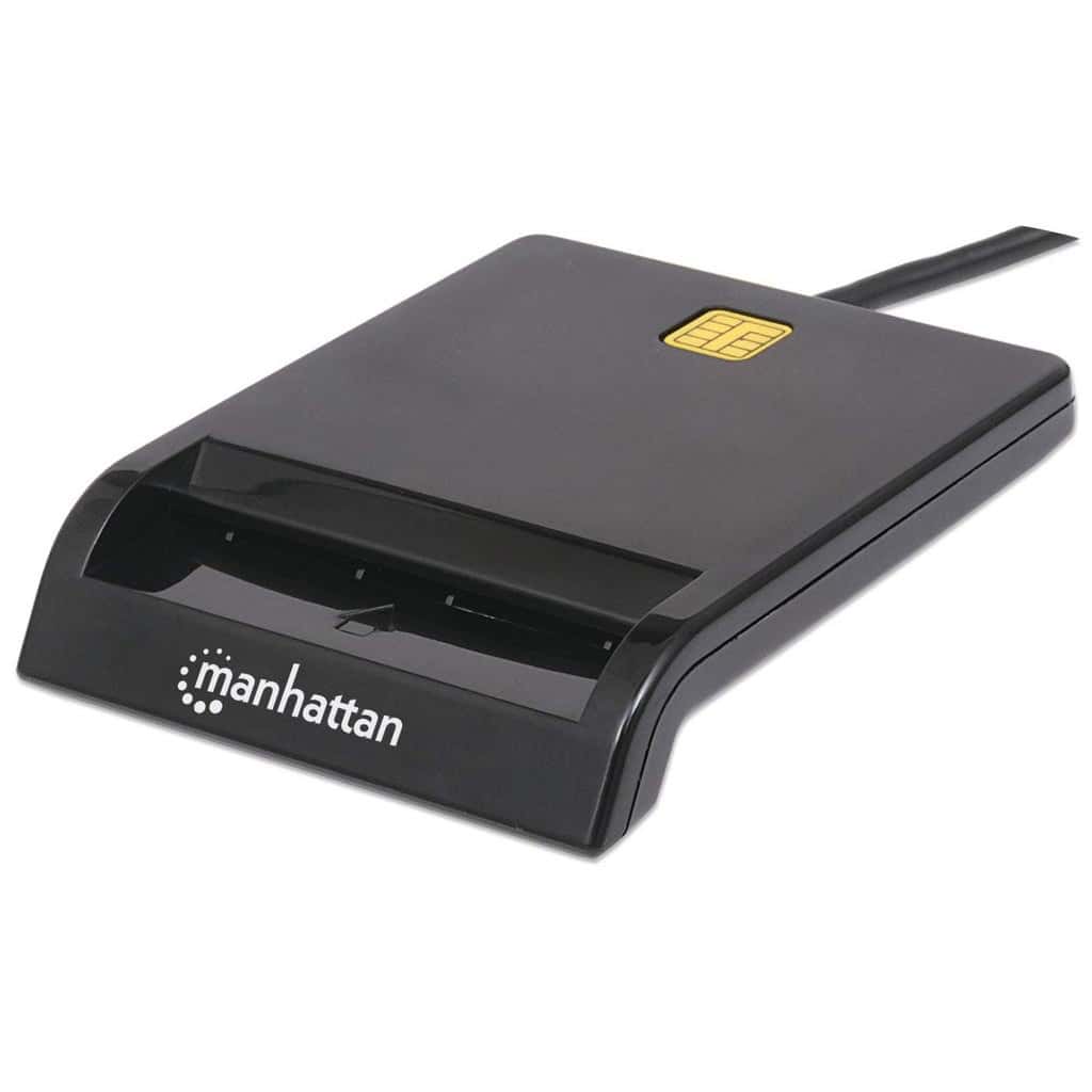 Manhattan Smart Card N Smart Card Reader - Secure Data Access