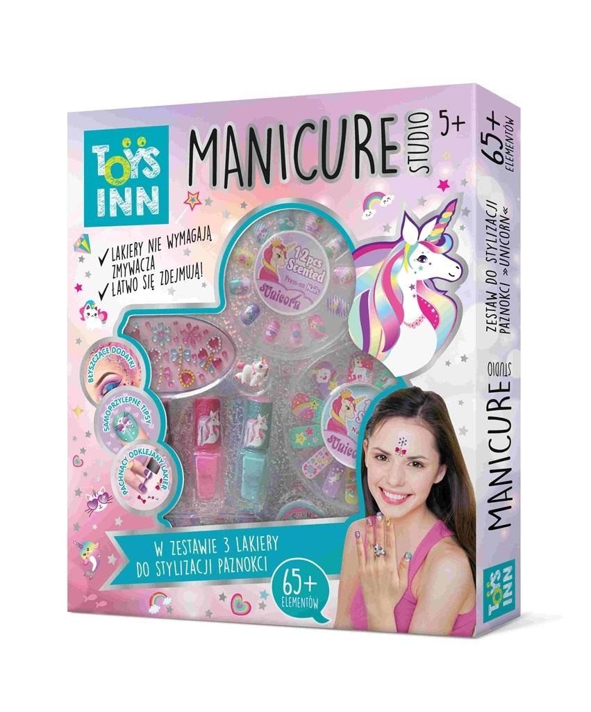 Zestaw do manicure Unicorn 3 lakiery ToysInn STN 7618