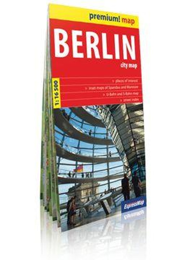Premium! Berlin Map 1:16 500 - discover the German capital!