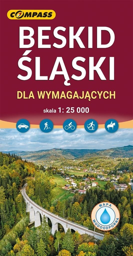 Compass Map - Beskid Śląski for demanding users 1:25 000 - ideal for mountain trips