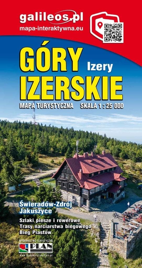 Map - Izera Mountains 1:25 000 - ideal for tourists