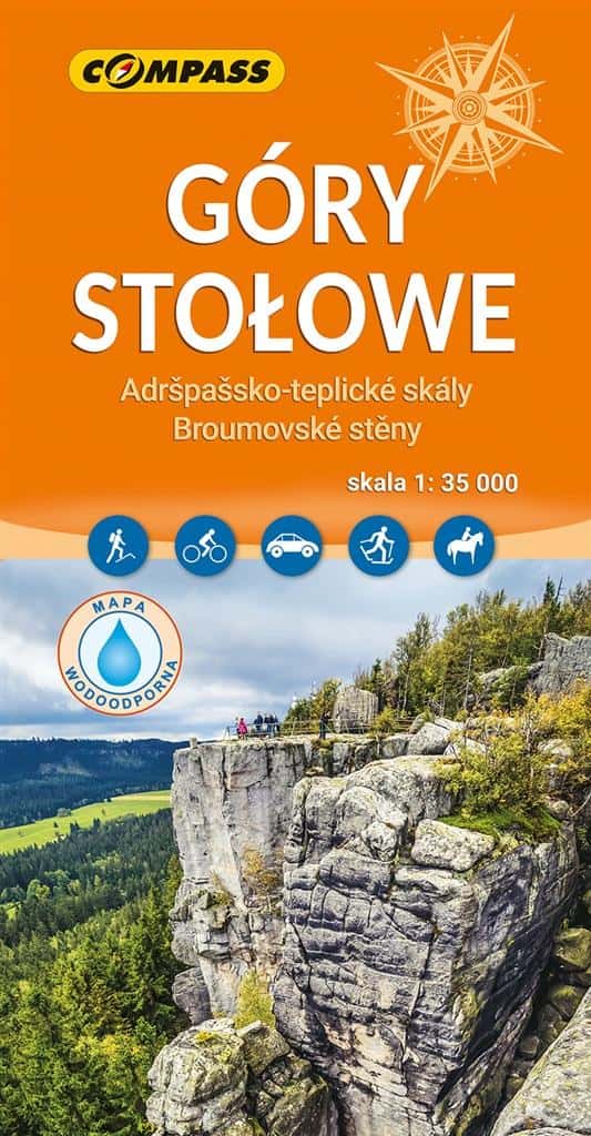 Compass Tourist Map Góry Stołowe 1:35 000 - discover the beauty of the region!