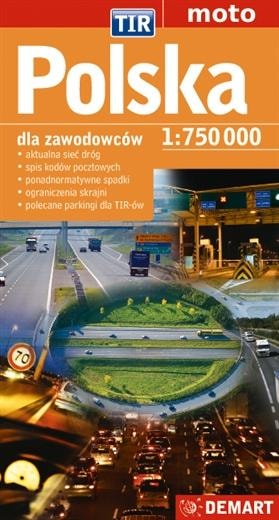 Road map Poland TIR - indispensable help on the route