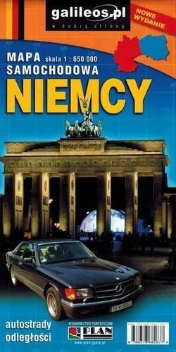 Plan - Road map of Germany 1:650 000 - perfect for travel