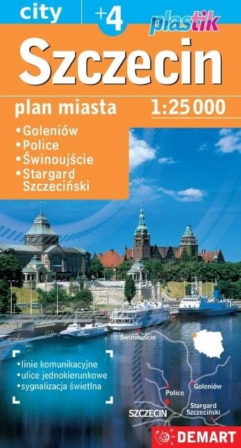 Demart Car Map of Szczecin 1:250000 - perfect for trips