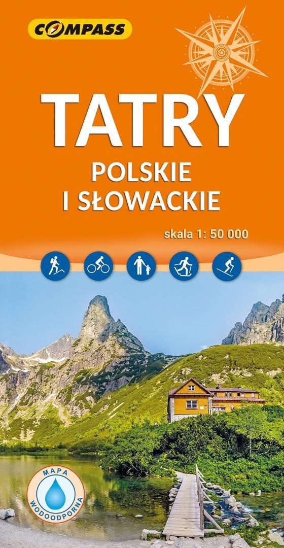 Compass Map Tatra Polish and Slovak 1:50 000 - ideal for mountain trips