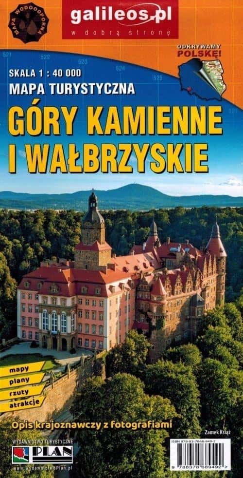 Plan Tourist map Stone and Wałbrzych Mountains - ideal for trips
