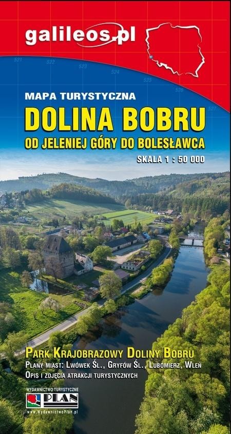 Tourist map Bóbr Valley 1:50 000 - discover the beauty of the region!