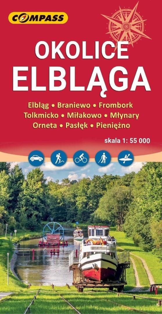 Tourist map - Vicinity of Elbląg - discover the charms of the region!