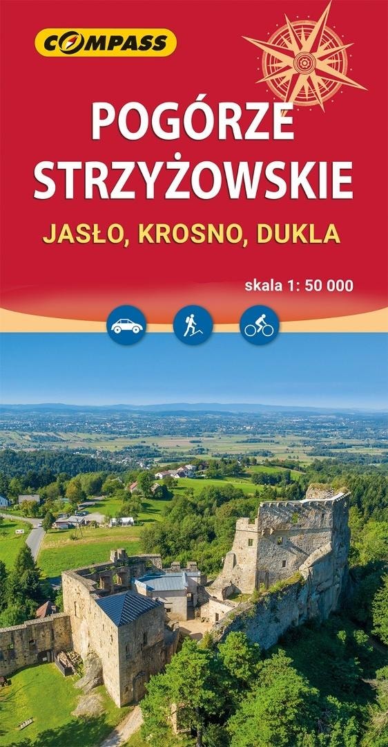 Tourist map Strzyżowskie Foothills 1:50 000 - discover the beauty of the region