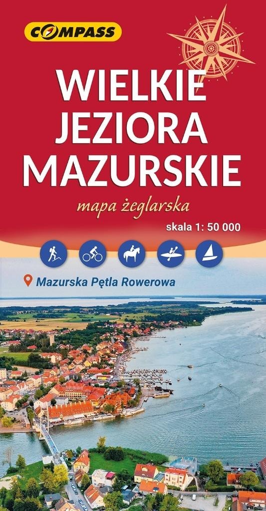 Map Great Masurian Lakes - ideal for vacation