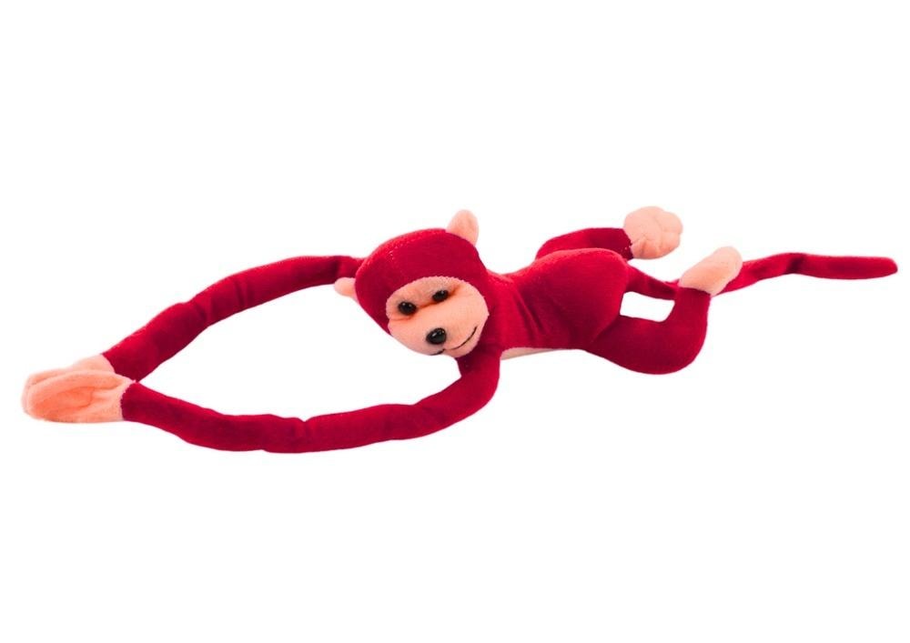 Plush monkey with sound red 80 cm - perfect for cuddling