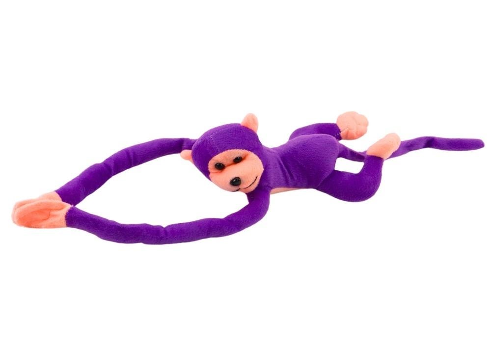 Plush monkey with sound purple 60cm - perfect for cuddling