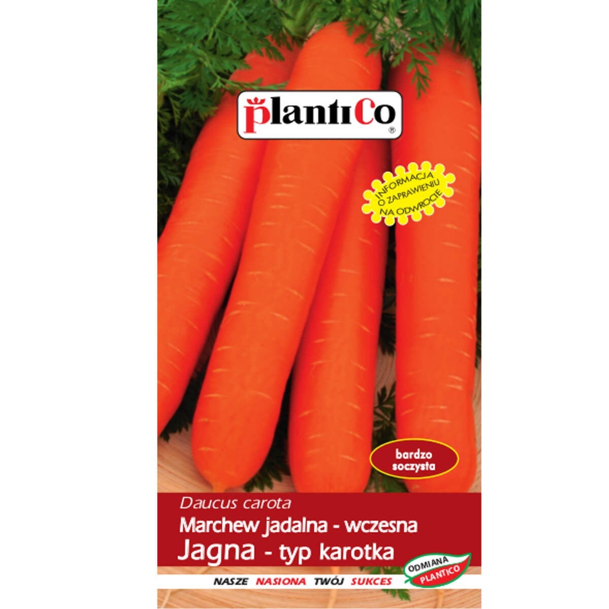 Carrot Jagna Plantico - early variety for your garden