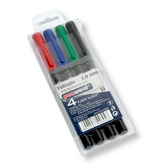 Penword Foil marker 3.0 mm 4 colors - ideal for marking