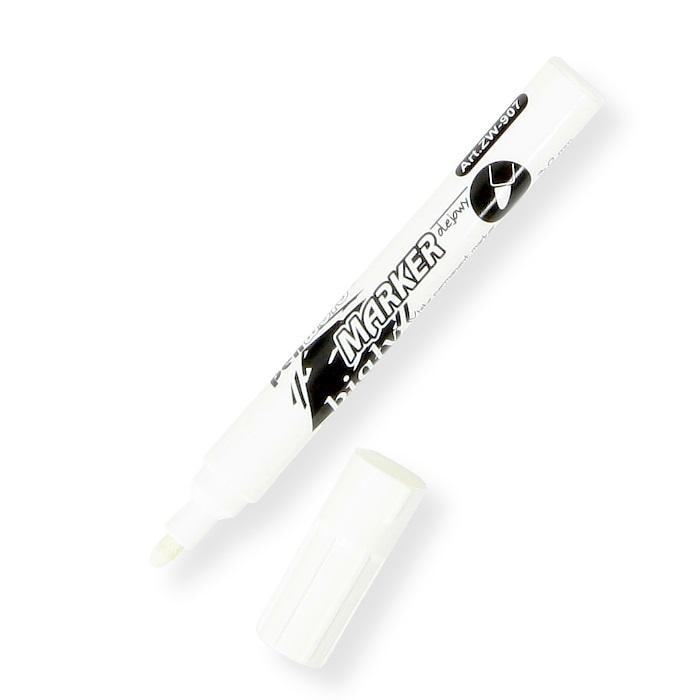 White oil marker for various surfaces - 12 pieces