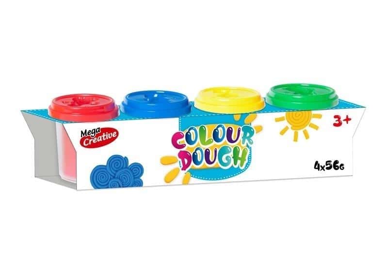Mega Creative Plasticine 4 Colors in Tubes - Develop creativity!