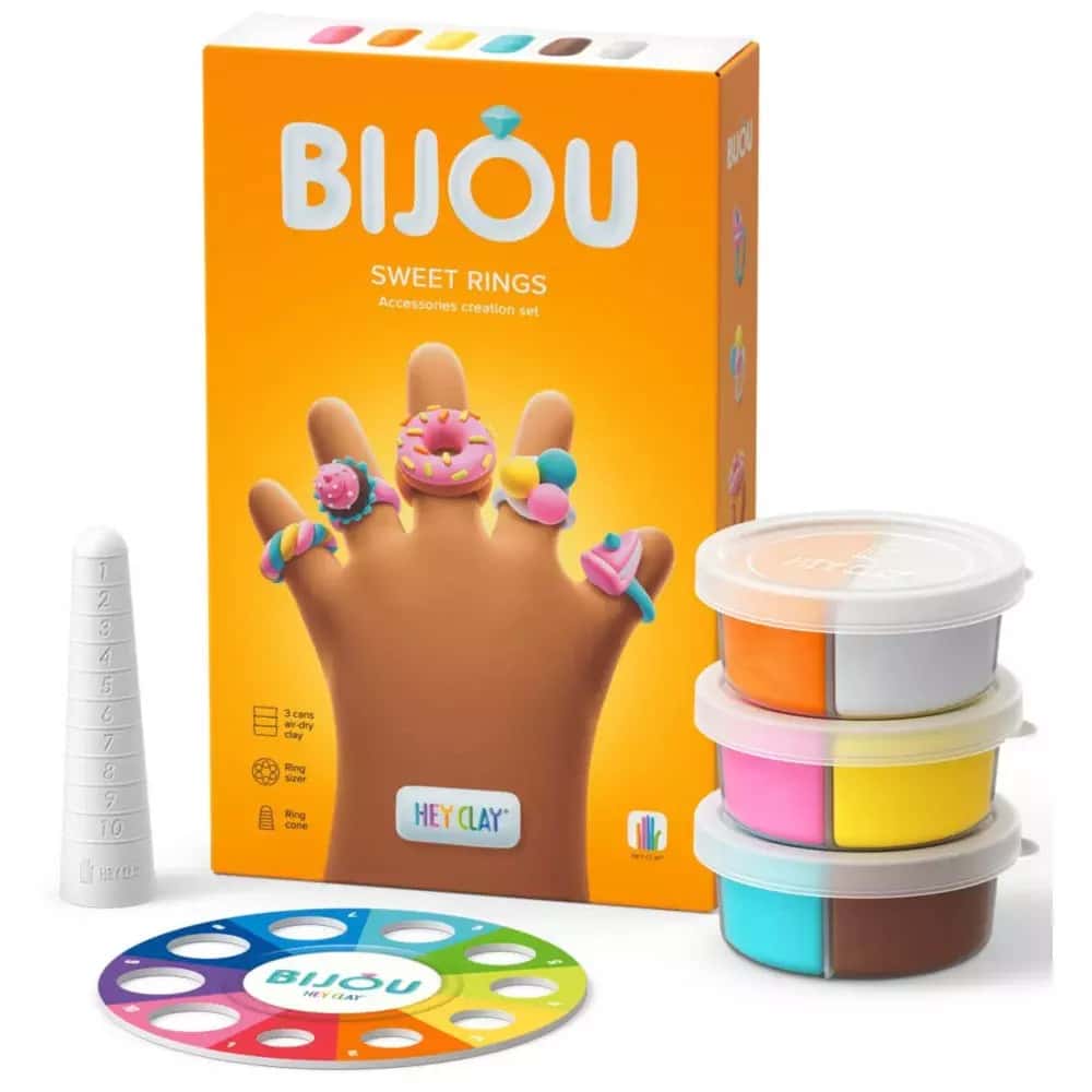 TM Toys Hey Clay Bijou - Modeling clay for creating rings