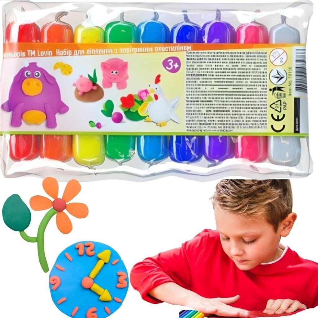 Masa Plastyczna Lovin, 9 kolorów