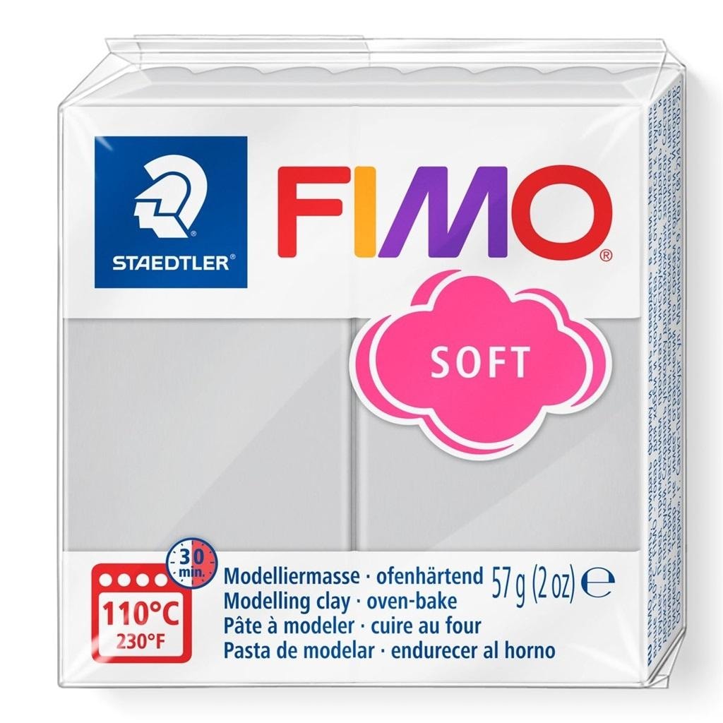 Fimo Oven-Hardening Modeling Clay 57g light gray - ideal for modeling