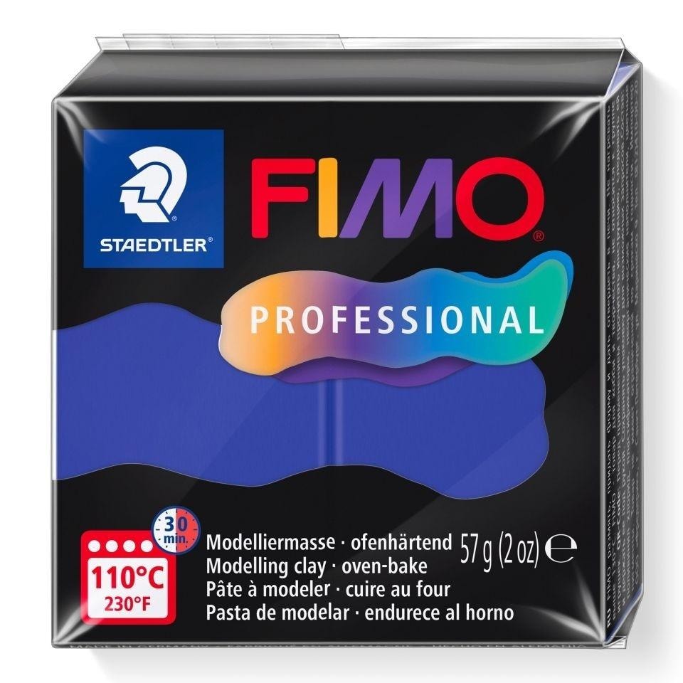 Fimo Professional Polymer Clay 57 g Royal Blue - perfect for modeling