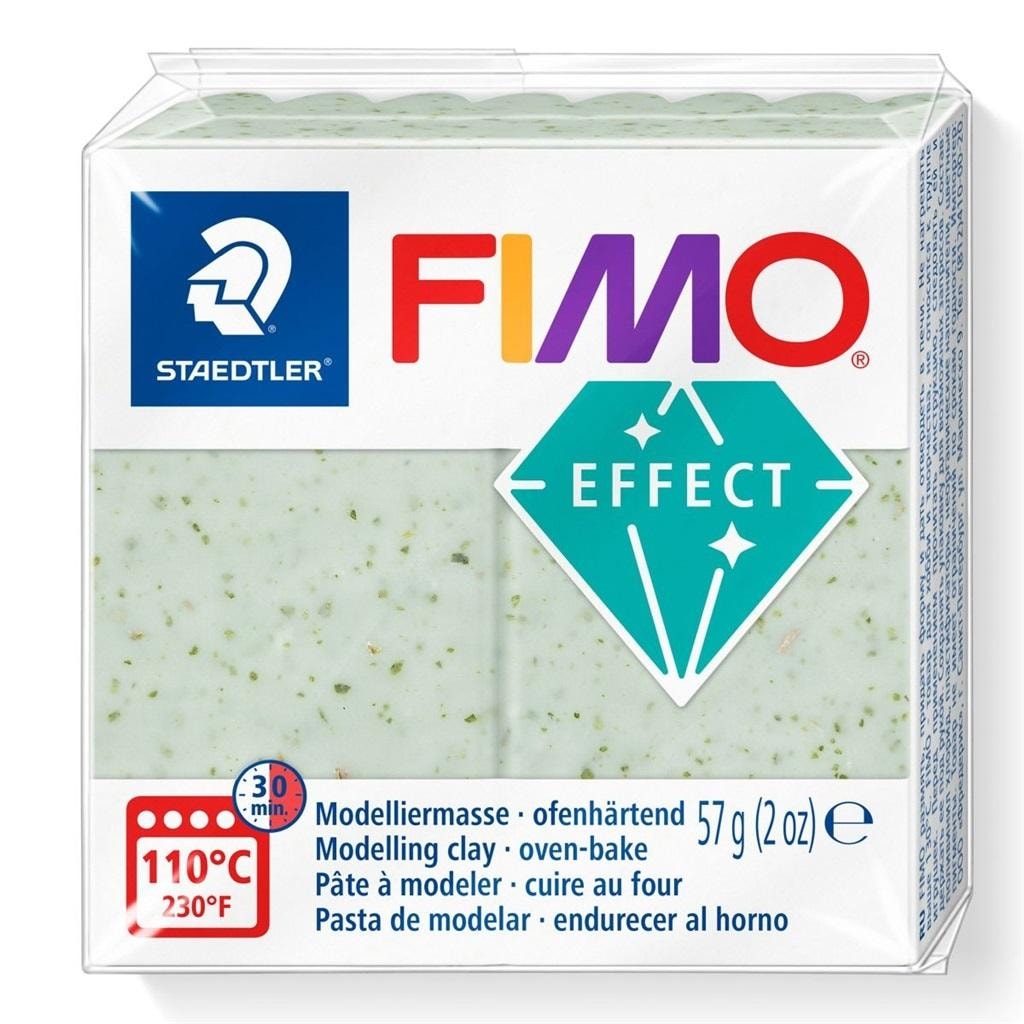 Fimo Oven-Hardening Modelling Clay 57g Botanical Green - ideal for modelling