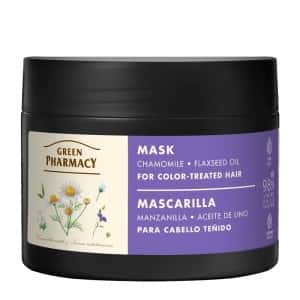 Green Pharmacy Hair Mask Chamomile and Flax 300ml - for dyed hair
