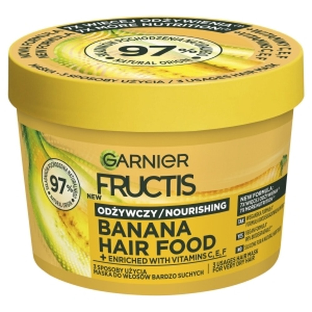 L'Oréal Paris Fructis Hair Food Banana - Hair Mask 400 ml for dry and damaged hair
