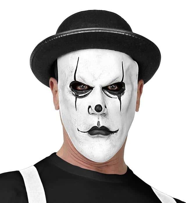 Widmann Halloween Mask Scary Mime latex mask