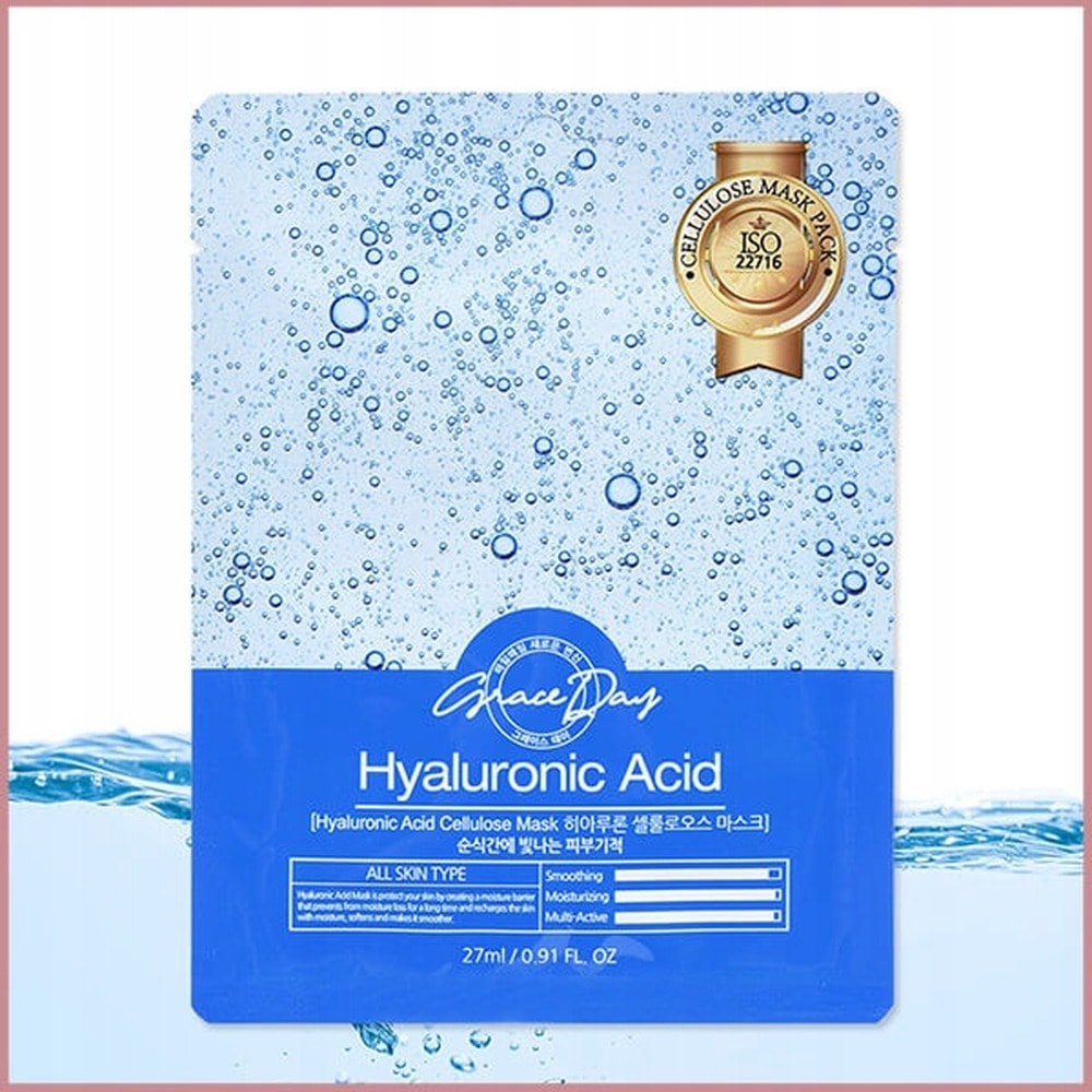Grace Day Sheet Mask with Hyaluronic Acid - Hydration and Glow