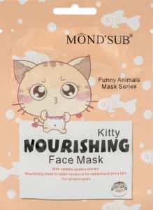 Mond'sub Sheet Mask Animals Kitty - Hydration and nourishment for your skin