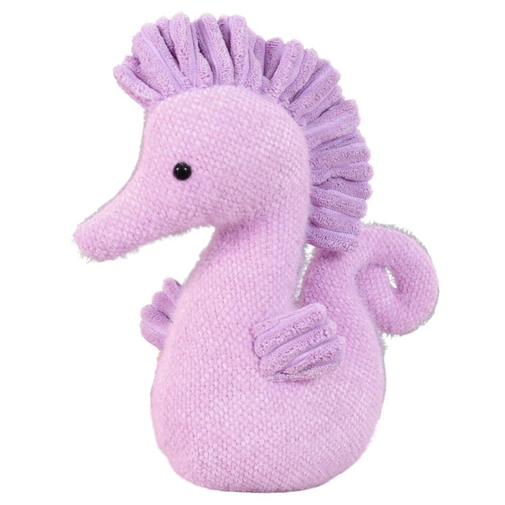 Stuffed Seahorse plush toy purple 25 cm - perfect playmate