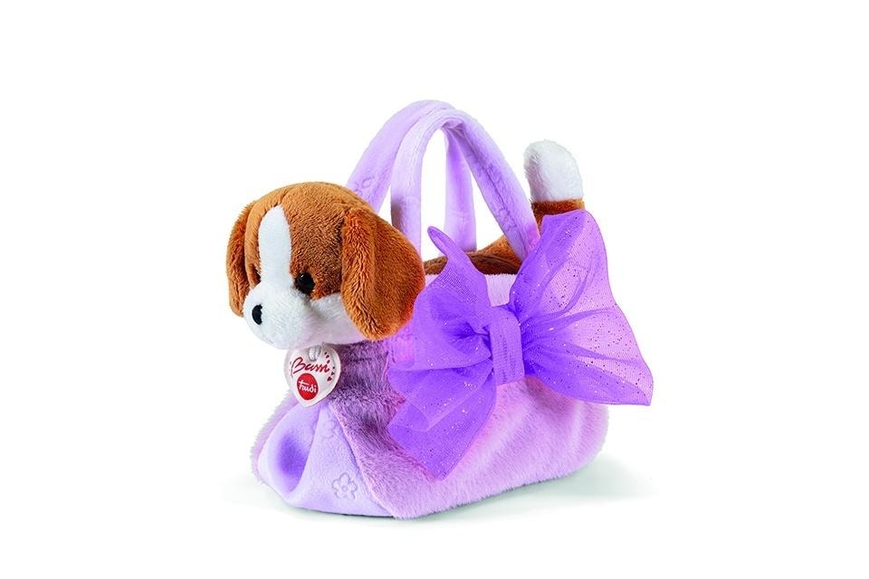 Trudi Mascot Dog in Handbag - plush friend for your child