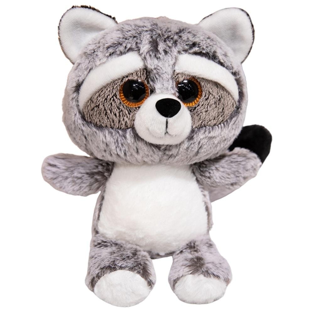 Raccoon Plush Toy - Cuddly friend with big eyes