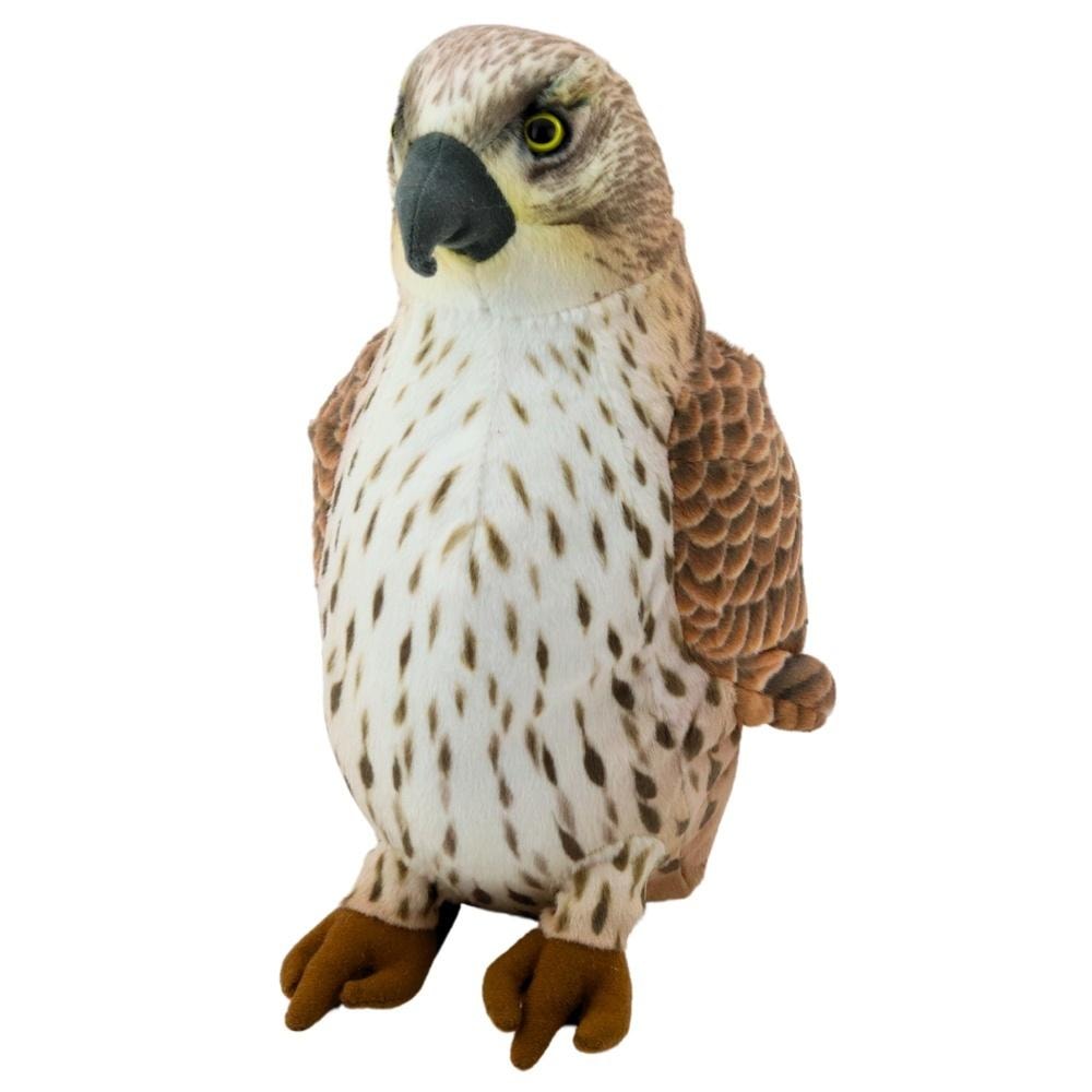 Leantoys Peregrine Falcon plush toy brown 30cm - perfect gift for child
