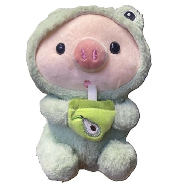 Pig with hat - soft plush toy for children 23cm