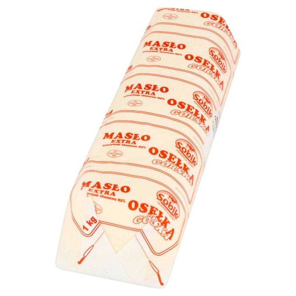 Sobik Extra Osełka Butter 1 kg - traditional taste in your kitchen