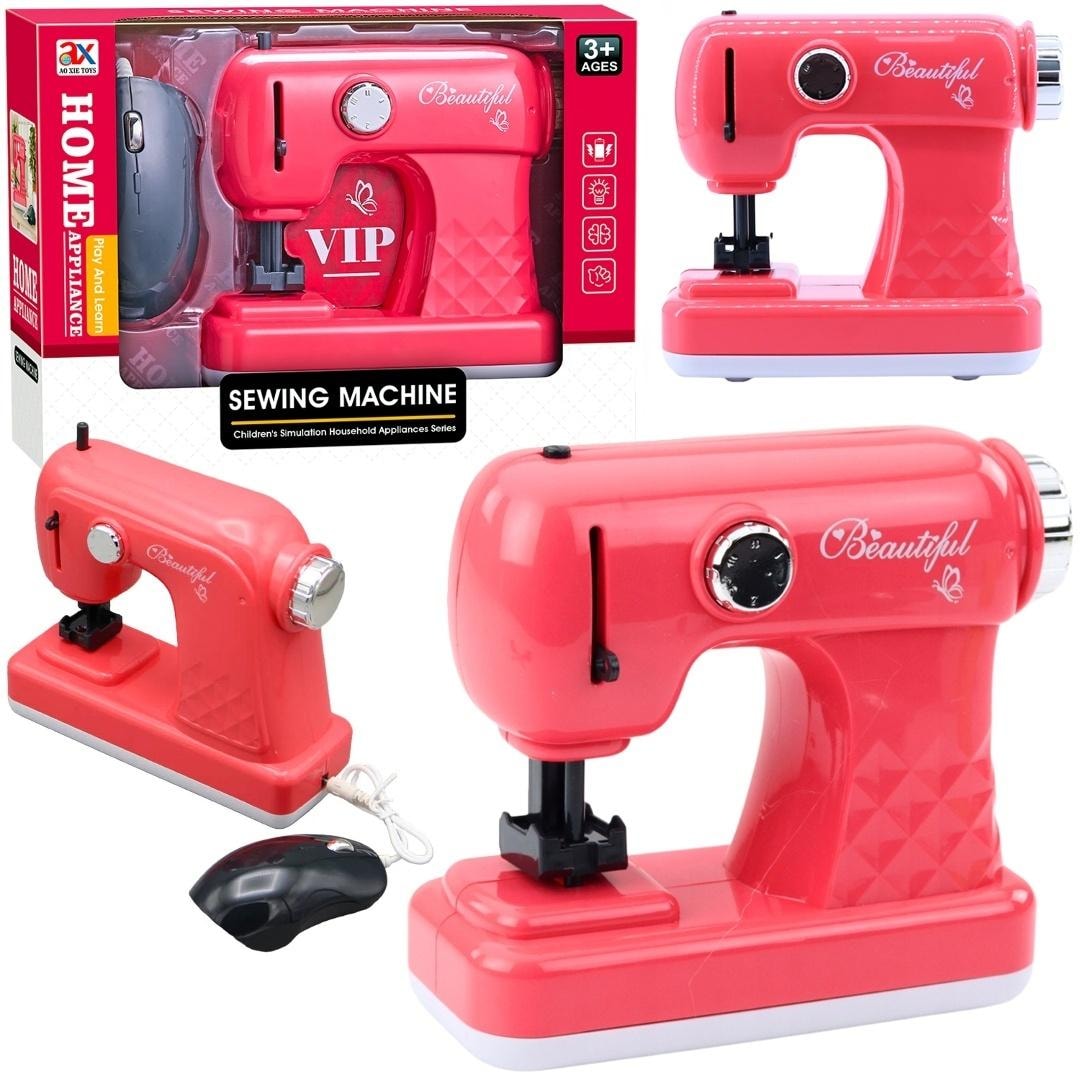 Sewing machine with light and sound - creative fun for kids